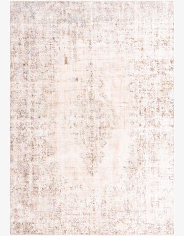 8' 6 x 12' 4 Hand Knotted Ultra Vintage Persian Wool Rug