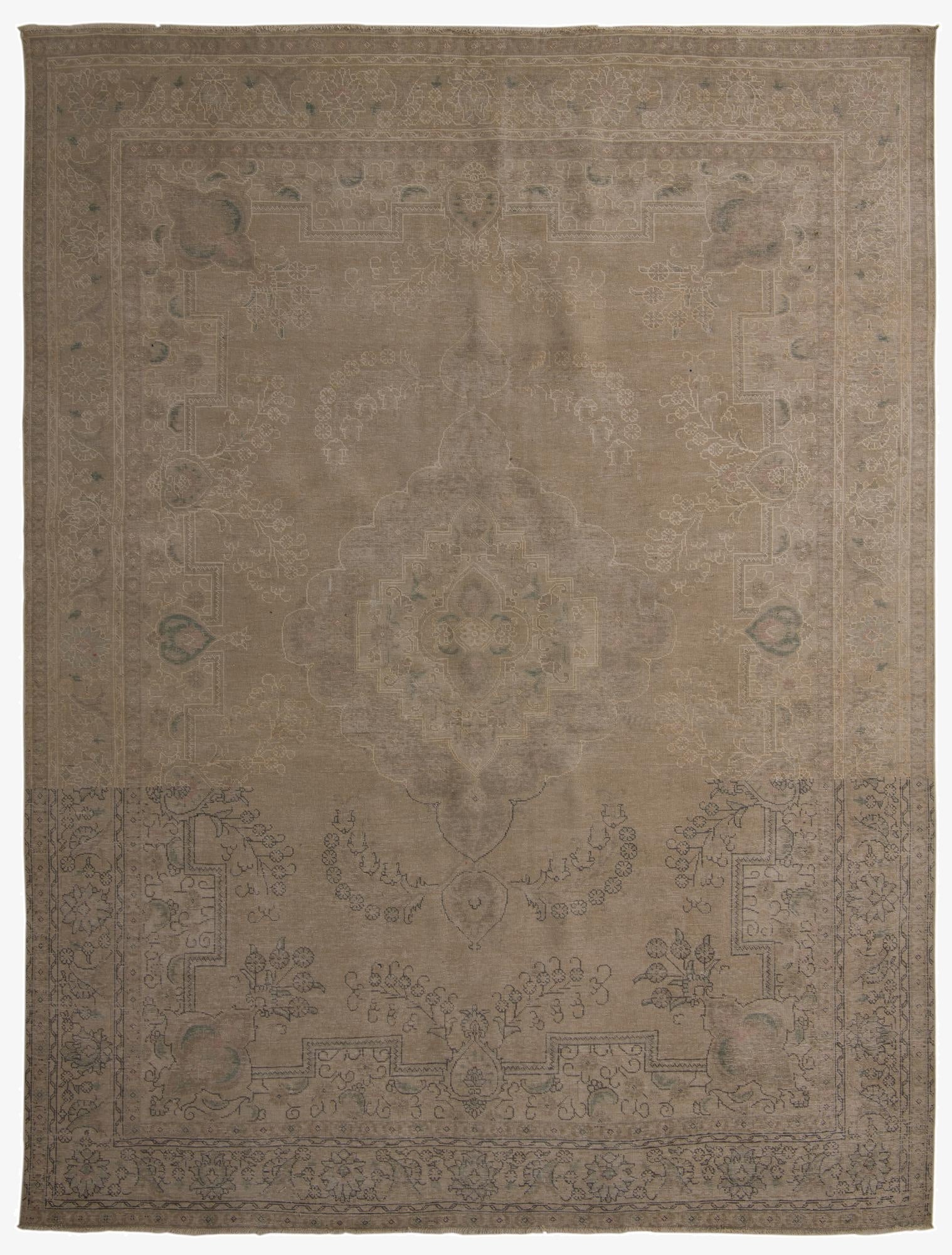Primary image 10' x 13'  Hand Knotted Ultra Vintage Persian Wool Rug