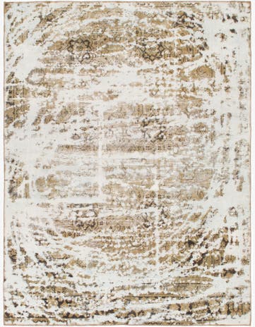 6' 7 x 8' 9 Hand Knotted Ultra Vintage Persian Wool Rug