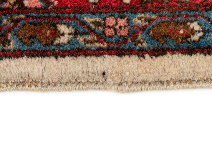 6' 11 x 9' 9 Hand Knotted Varamin Wool Rug