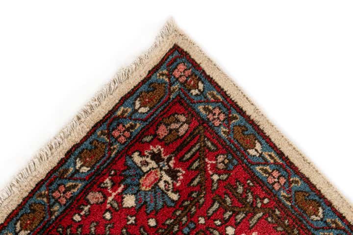 6' 11 x 9' 9 Hand Knotted Varamin Wool Rug