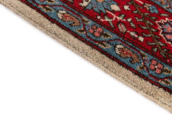 6' 11 x 9' 9 Hand Knotted Varamin Wool Rug