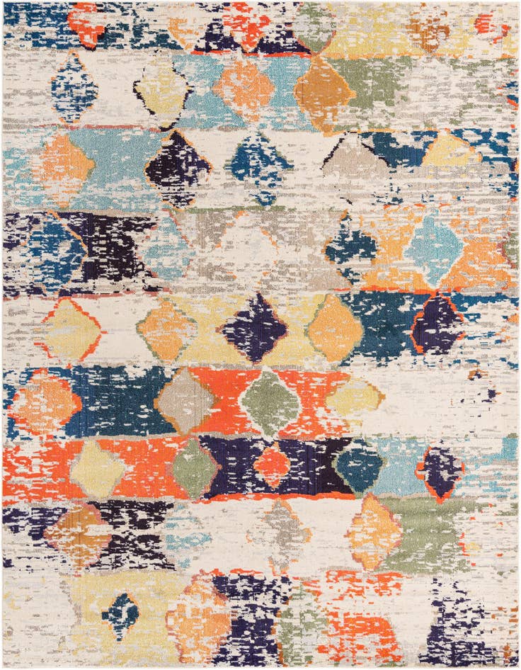 Detail image of 9' 10 x 14' Washable Vivid Rug