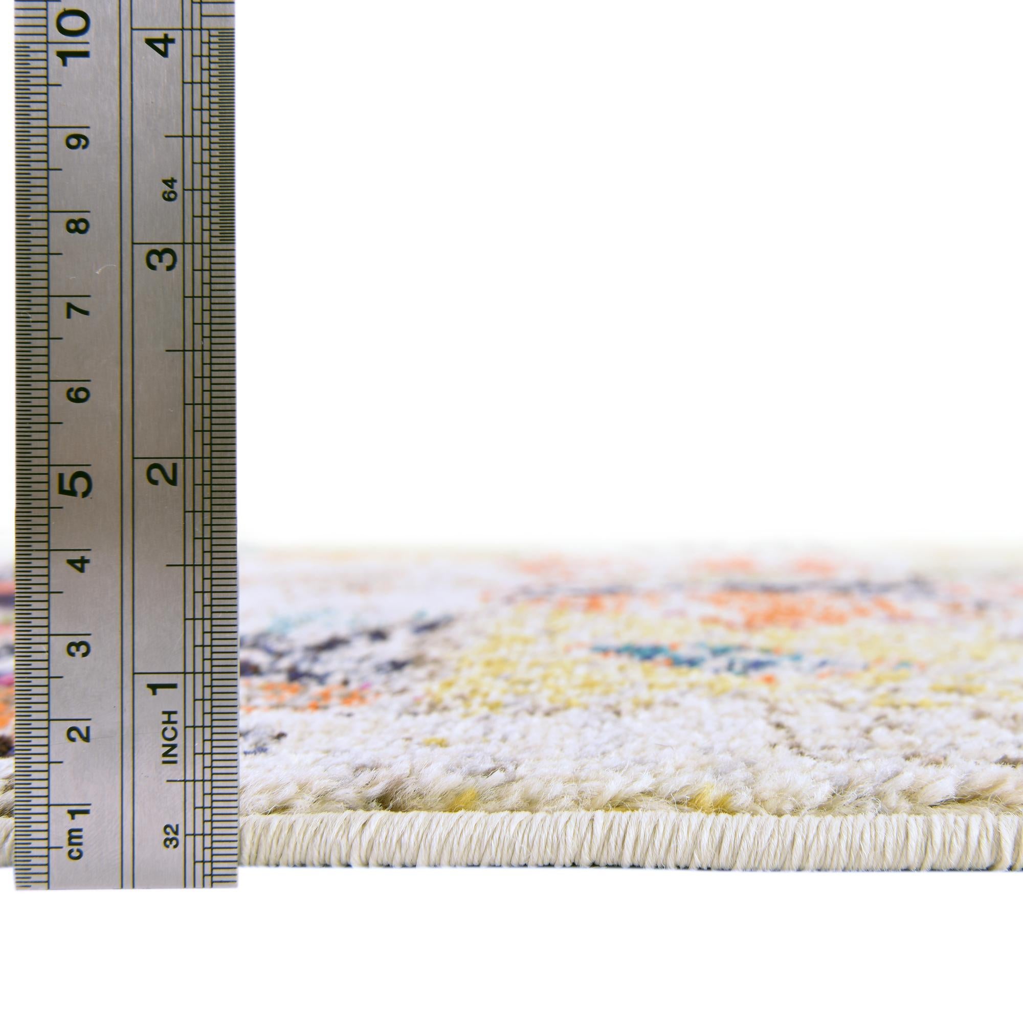 9' 10 x 14' Washable Vivid Rug