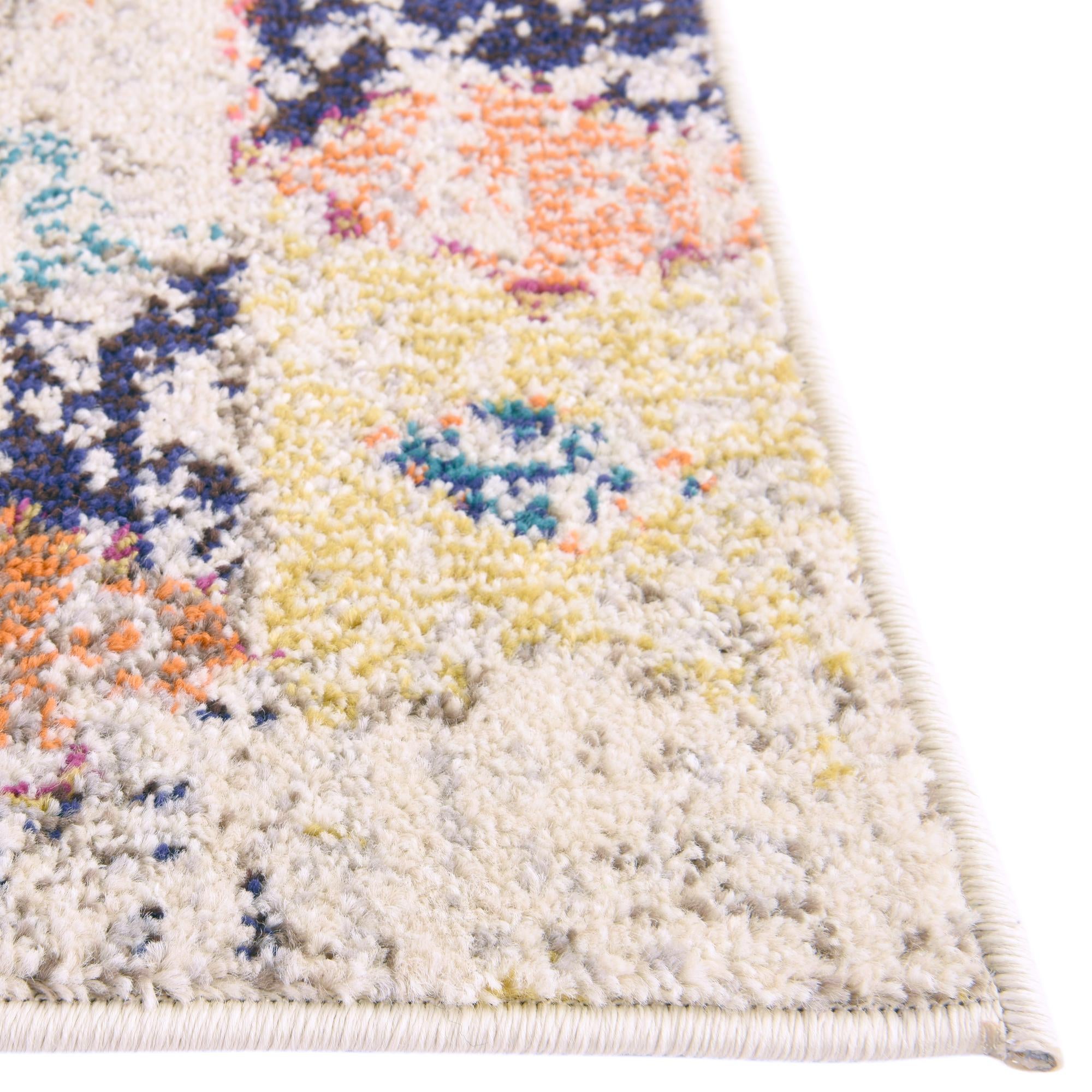 9' 10 x 14' Washable Vivid Rug