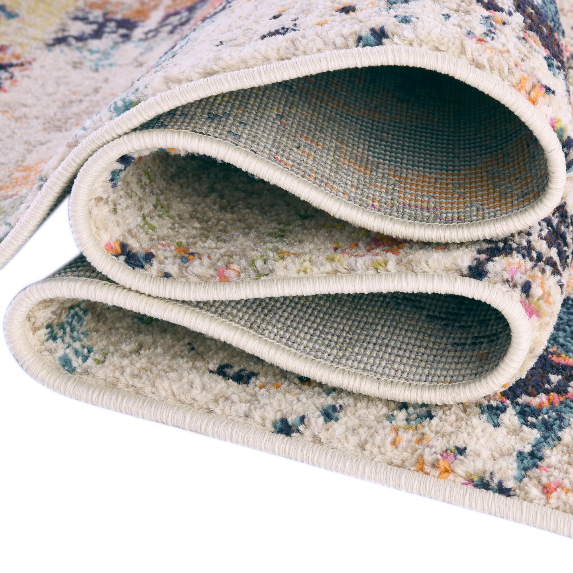 9' 10 x 14' Washable Vivid Rug