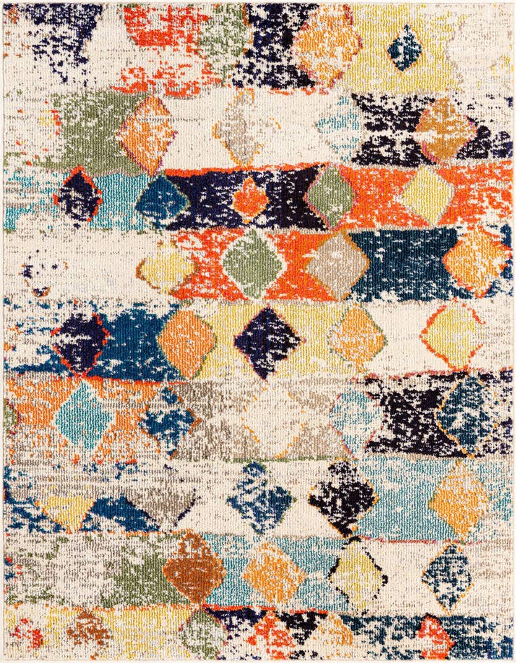 Detail image of 4' x 6' Washable Vivid Rug