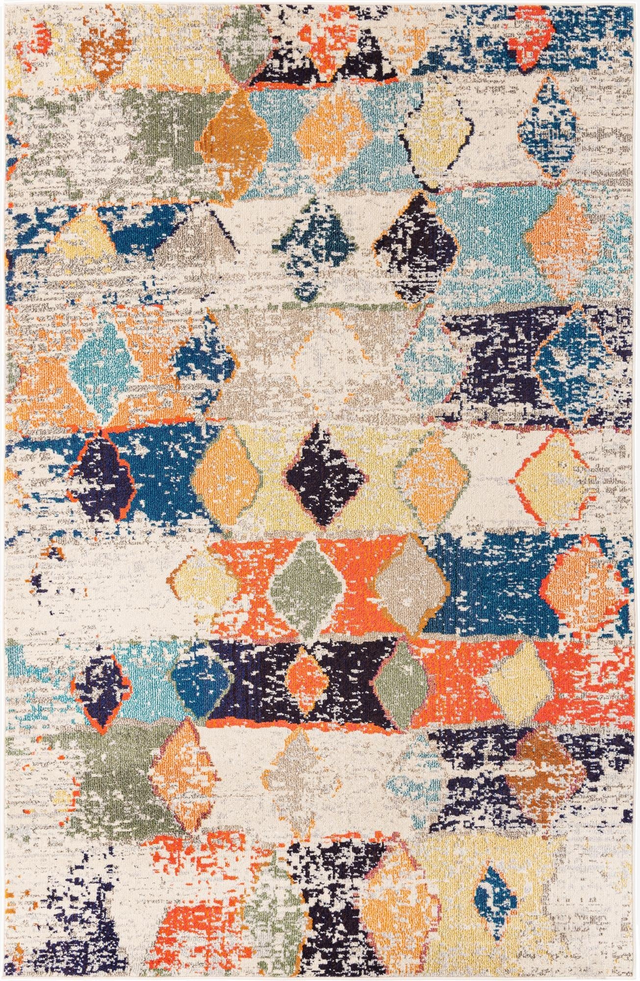 6' x 9'  Washable Vivid Rug