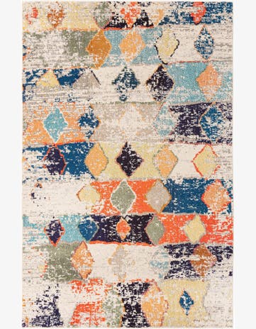 6' x 9' Washable Vivid Rug