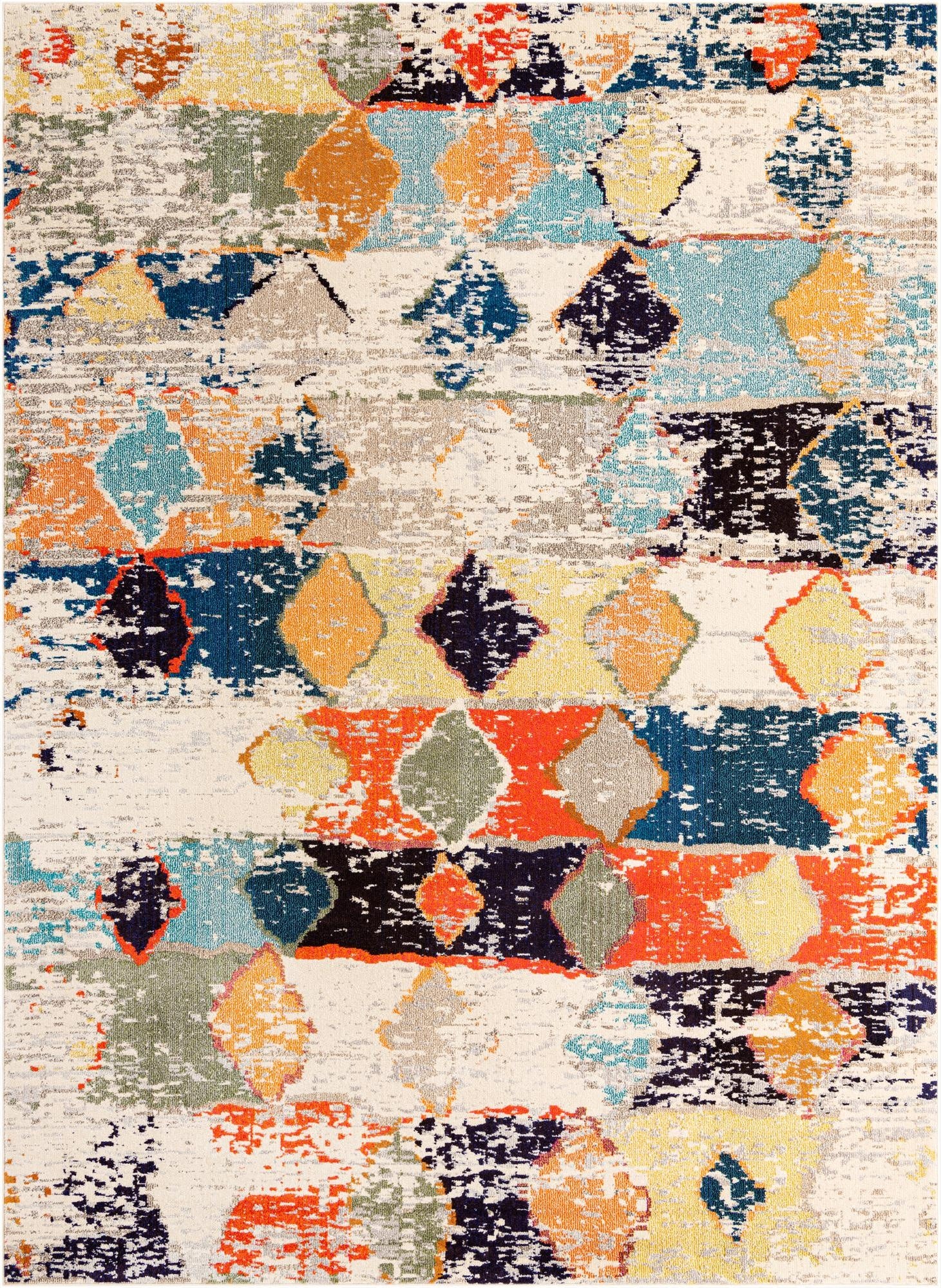 9' x 12'  Washable Vivid Rug