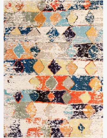 9' x 12' Washable Vivid Rug