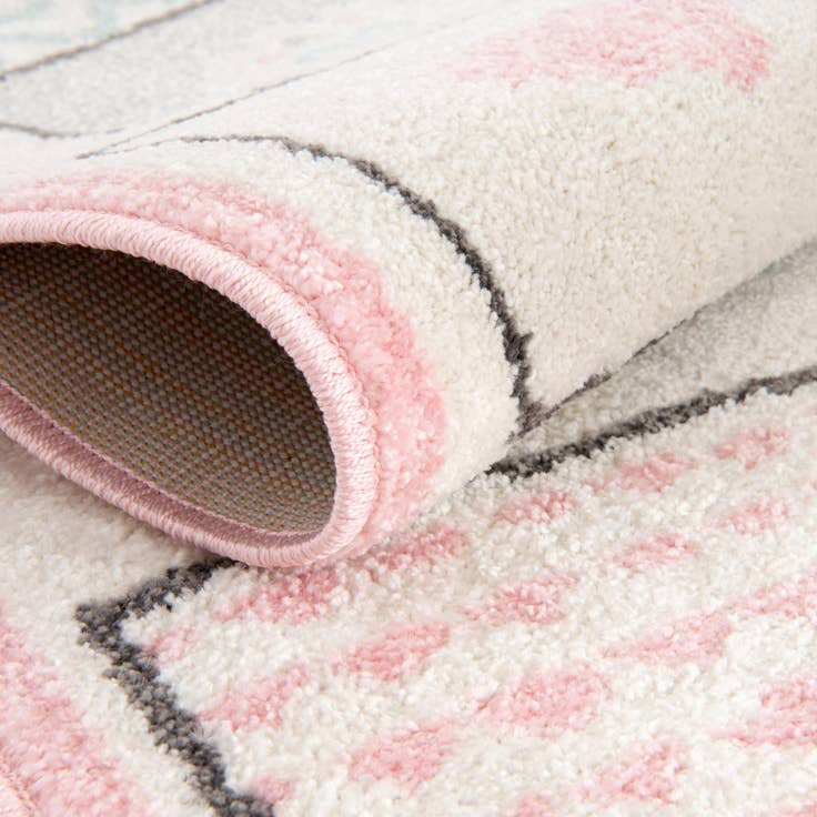 Detail image of 2' 2 x 3' Hopscotch Whimsy Kids Rug