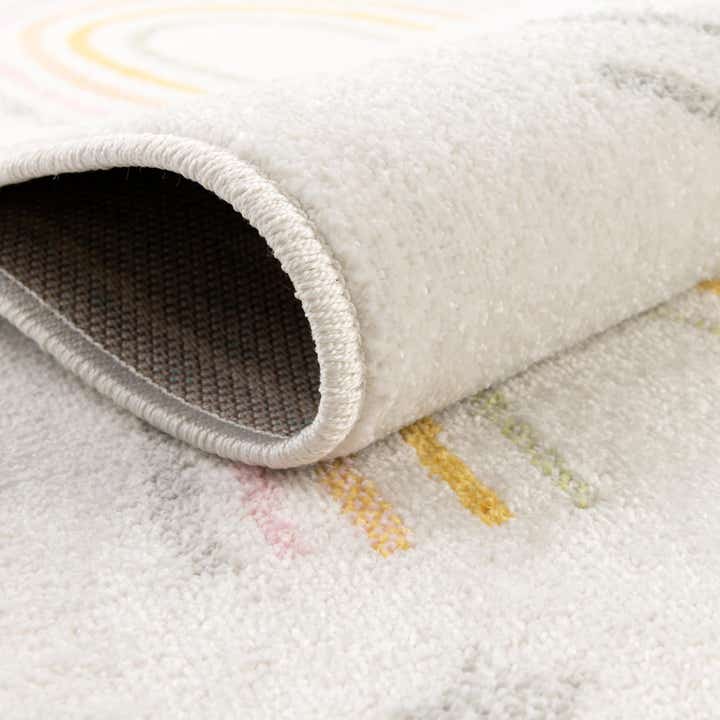 7' 10 x 10' Clouds and Rainbows Whimsy Kids Rug