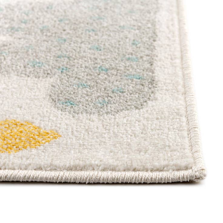 Detail image of 7' 10 x 10' Clouds and Rainbows Whimsy Kids Rug