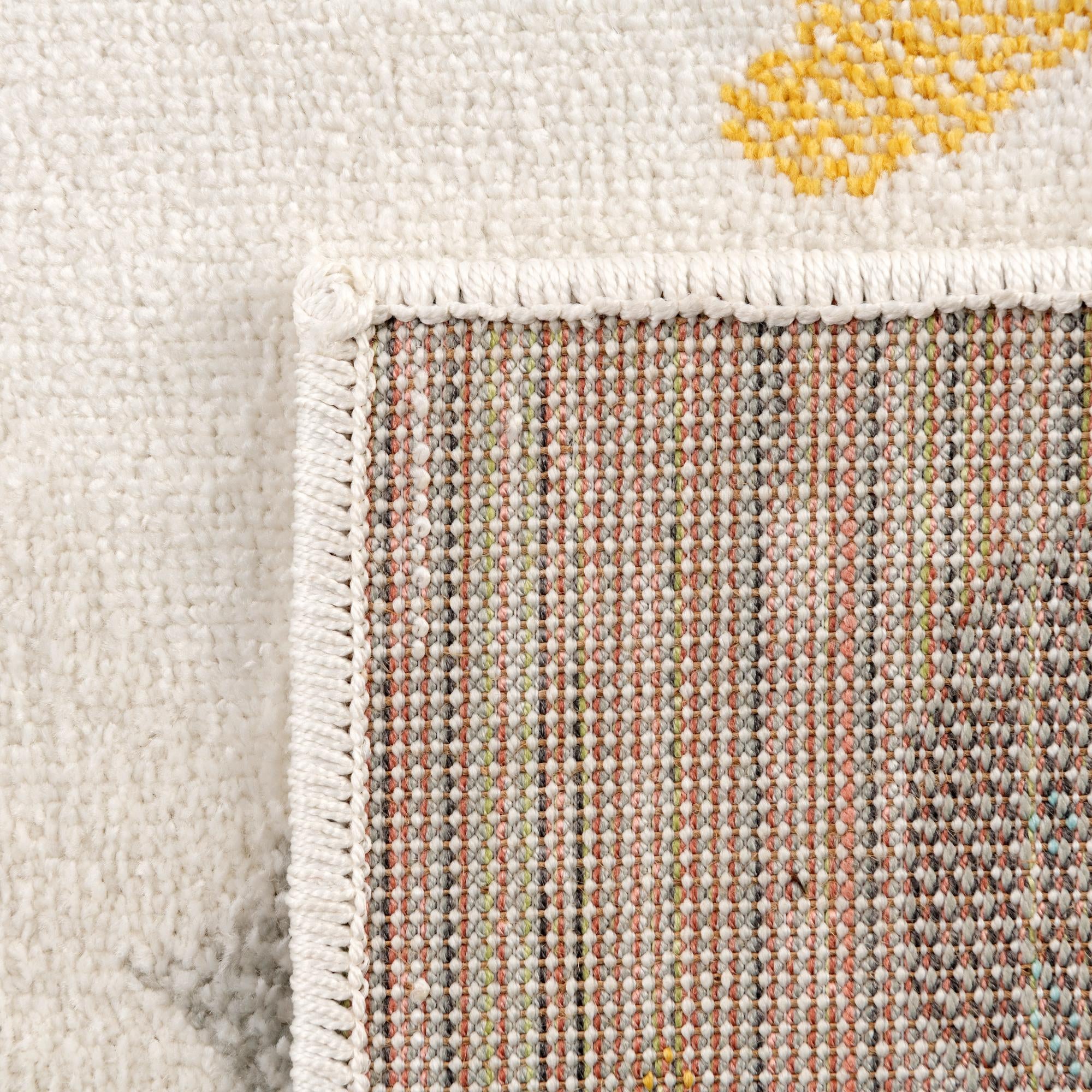 2' 2 x 3' Clouds and Rainbows Whimsy Kids Rug