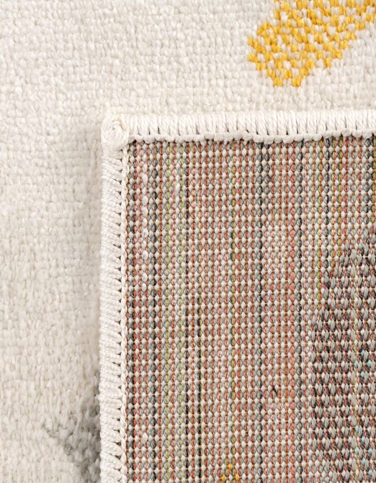 Detail image of 7' 10 x 10' Clouds and Rainbows Whimsy Kids Rug