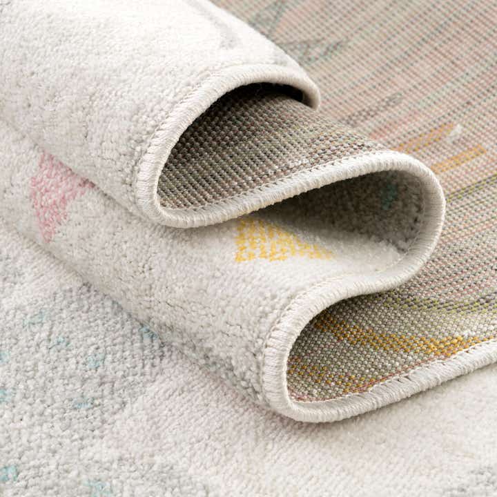 7' 10 x 10' Clouds and Rainbows Whimsy Kids Rug