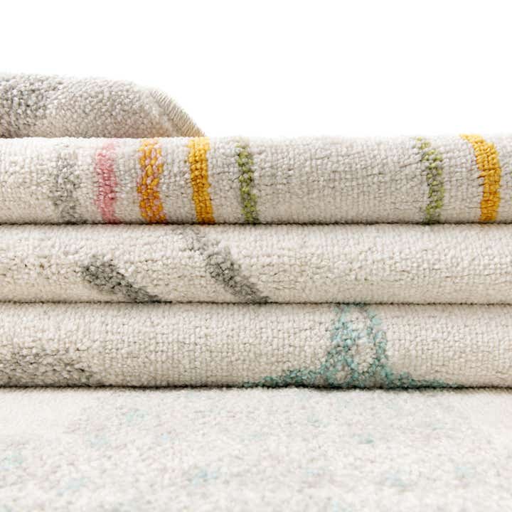 7' 10 x 10' Clouds and Rainbows Whimsy Kids Rug