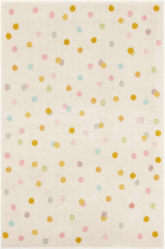 3' 11 x 5' 11 Polka Dot Whimsy Kids Rug