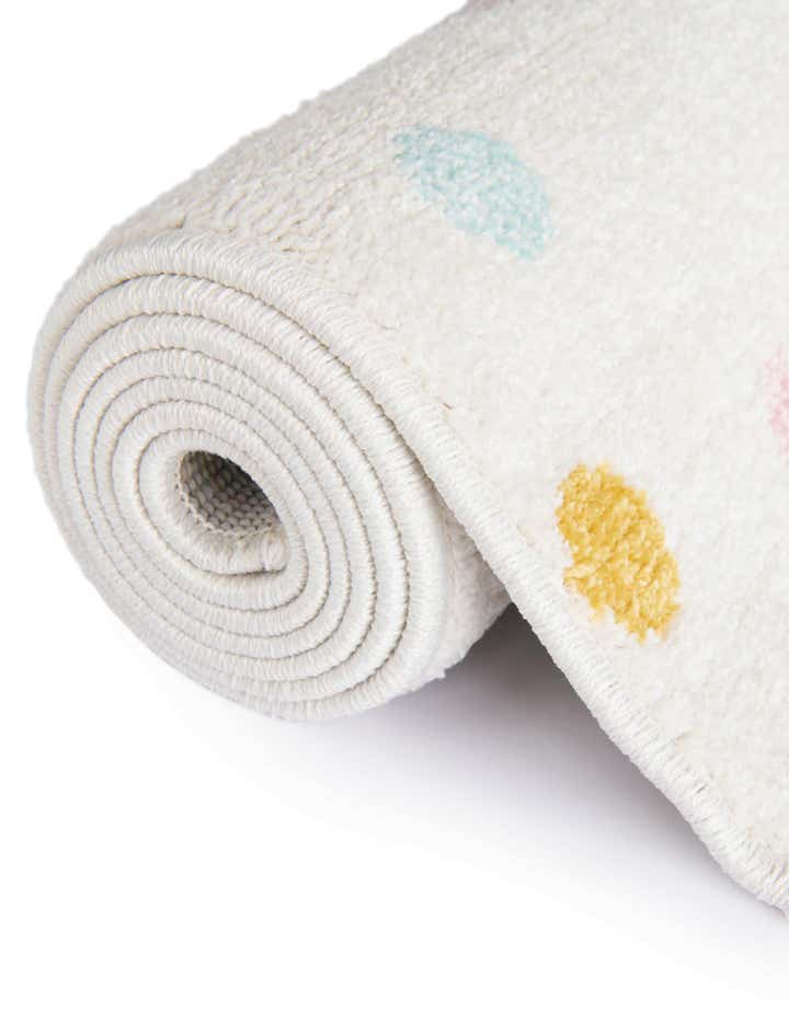3' 11 x 5' 11 Polka Dot Whimsy Kids Rug