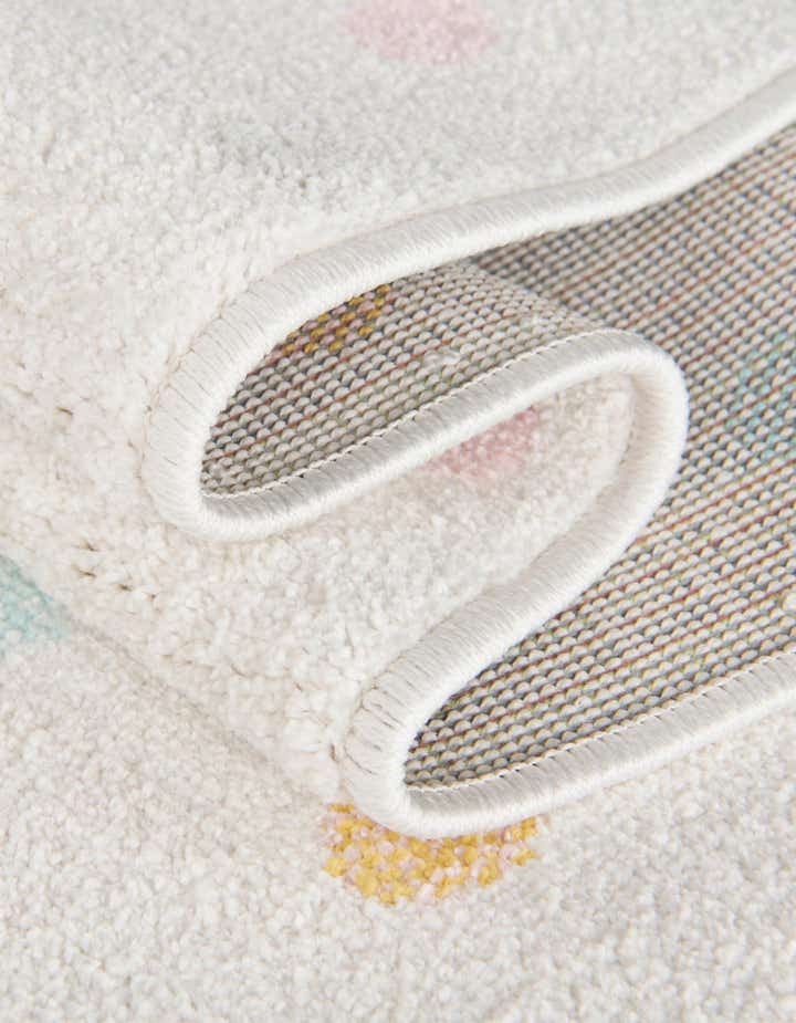 3' 11 x 5' 11 Polka Dot Whimsy Kids Rug