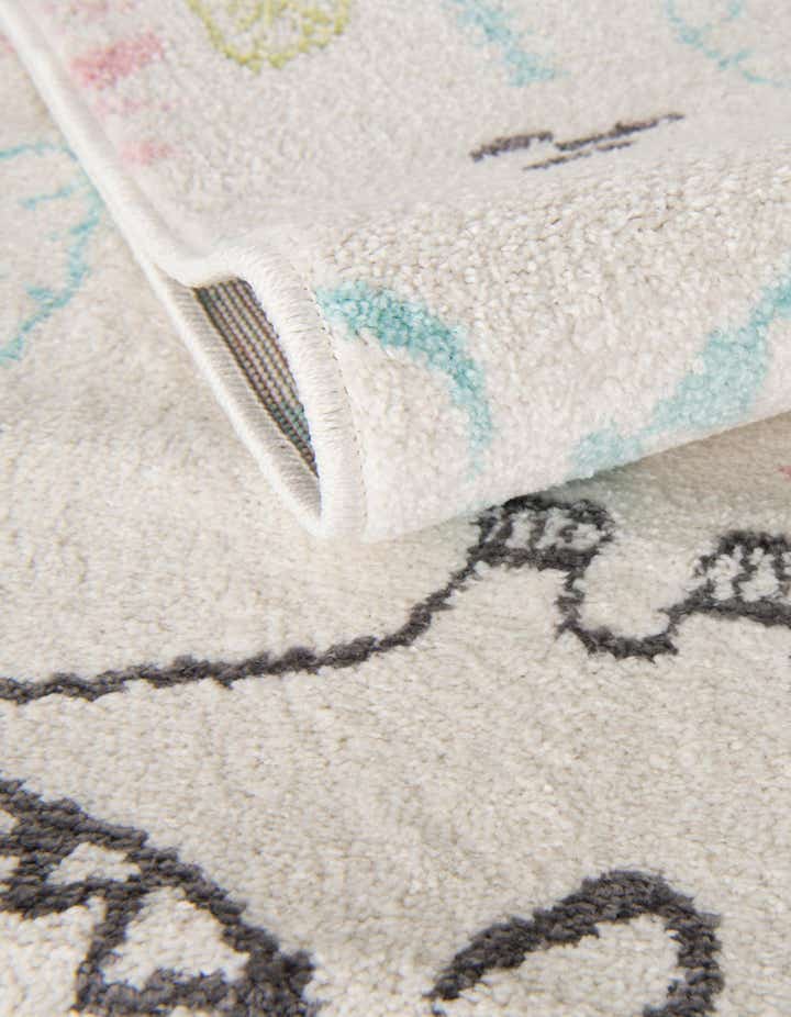 3' 11 x 5' 11 Dinosaur Whimsy Kids Rug