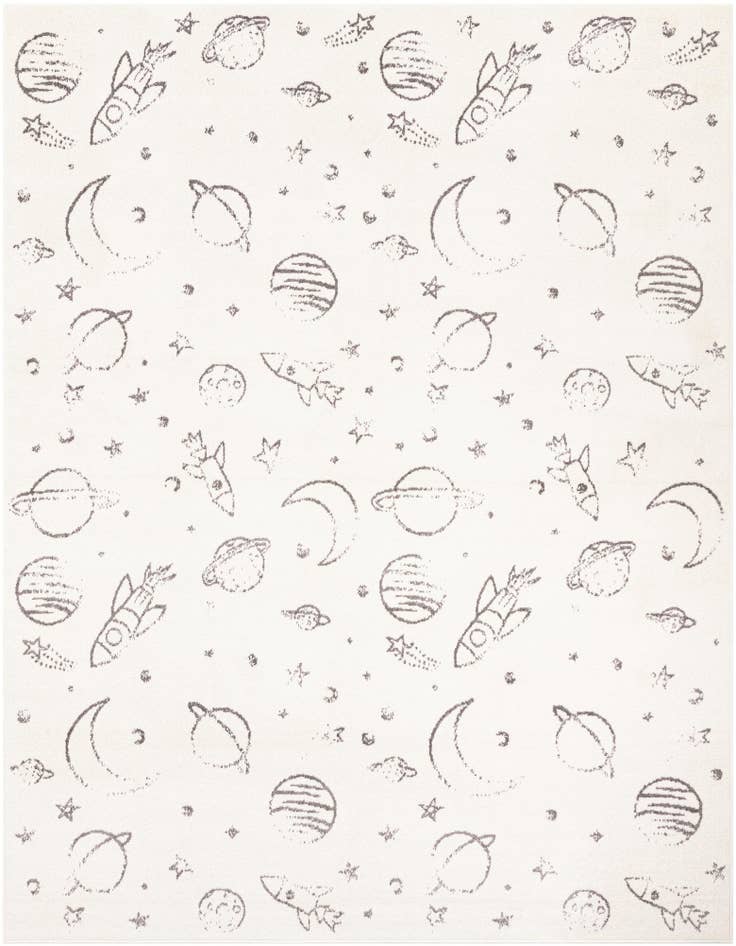 Detail image of 7' 10 x 10' Planets Whimsy Kids Rug