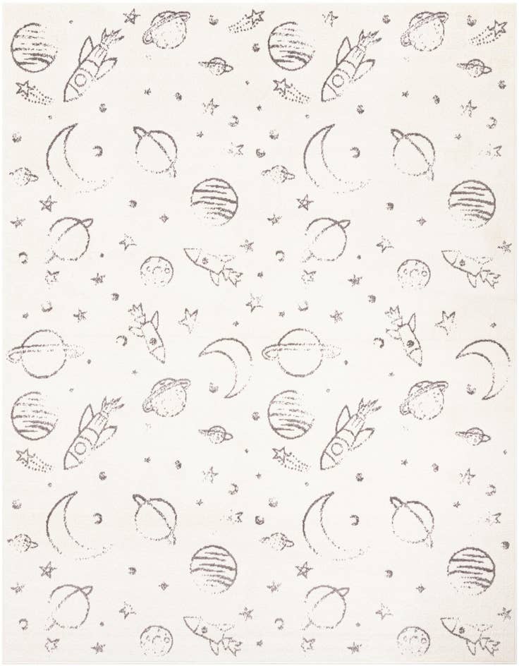 Detail image of 7' 10 x 10' Planets Whimsy Kids Rug
