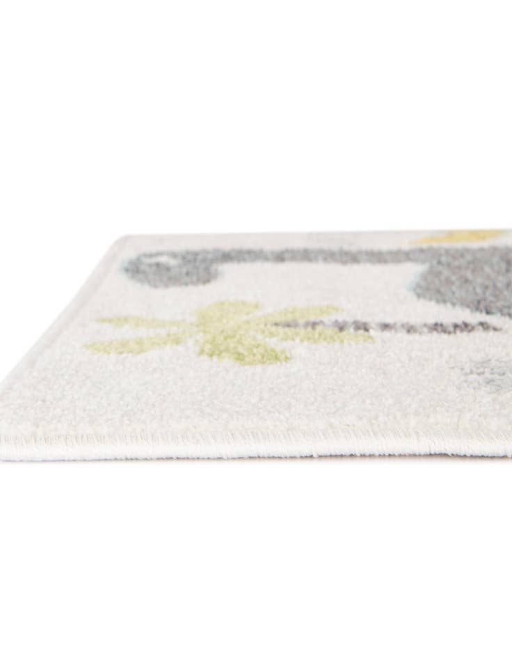 Detail image of 4' 1 x 6' 1 Dinosaur Whimsy Kids Rug