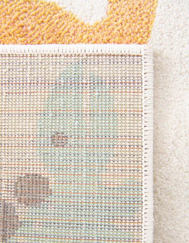 Detail image of 4' 1 x 6' 1 Dinosaur Whimsy Kids Rug