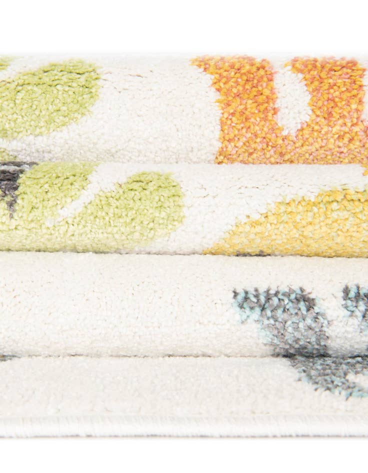 Detail image of 4' 1 x 6' 1 Dinosaur Whimsy Kids Rug