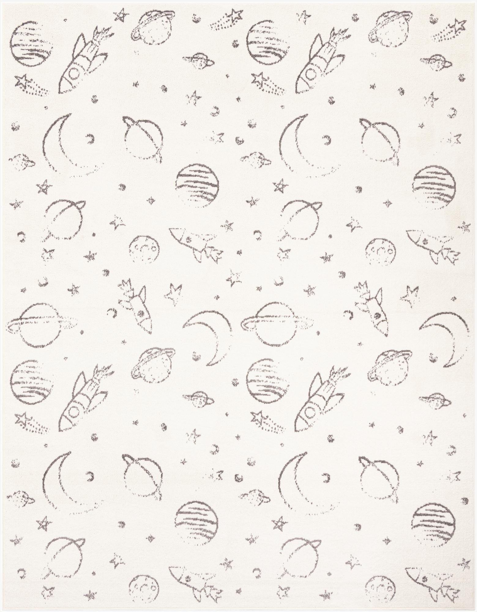 7' 10 x 10' Planets Whimsy Kids Rug
