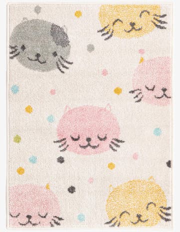 2' 2 x 3' Cats Whimsy Kids Rug