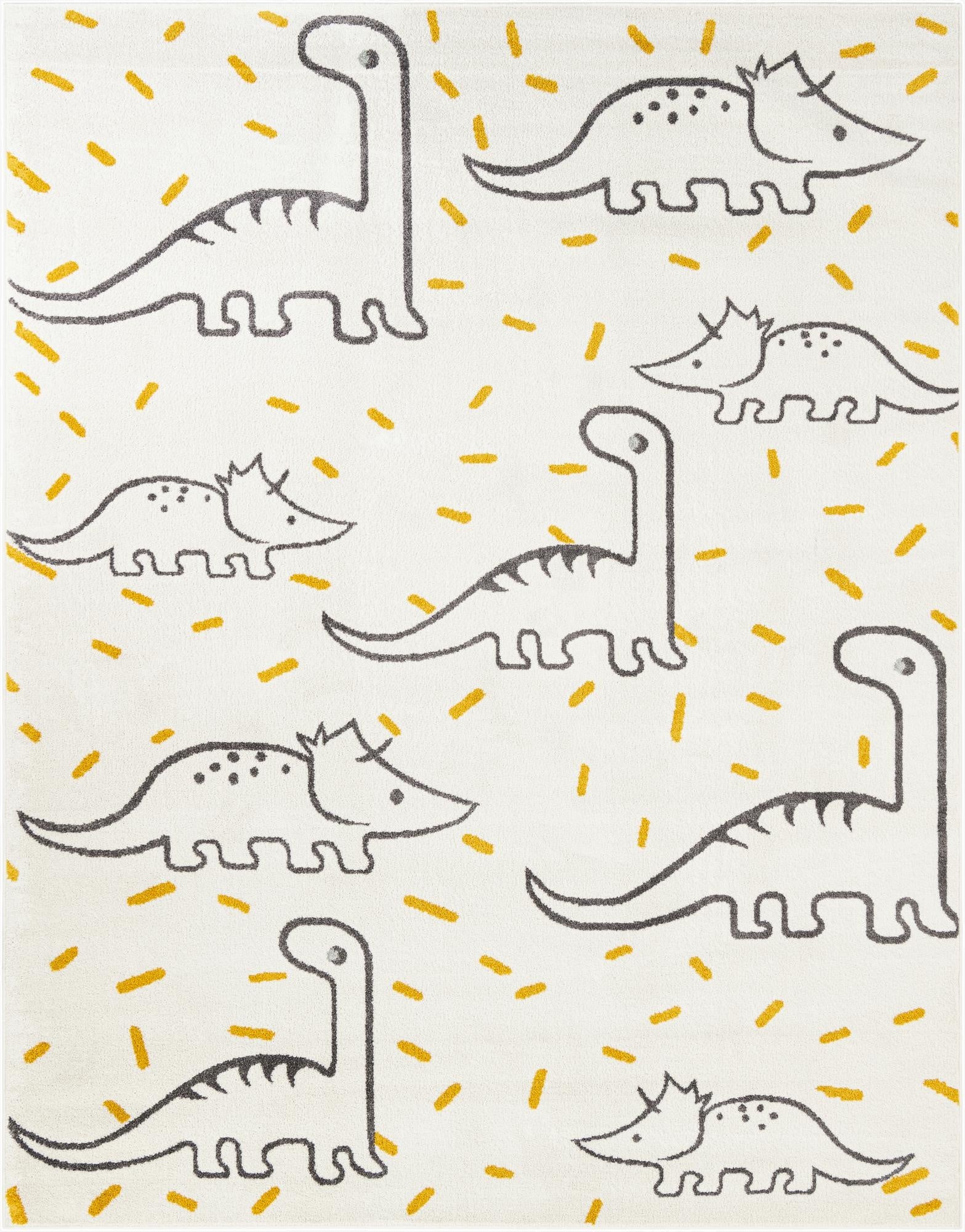 7' 10 x 10' Dinosaur Whimsy Kids Rug