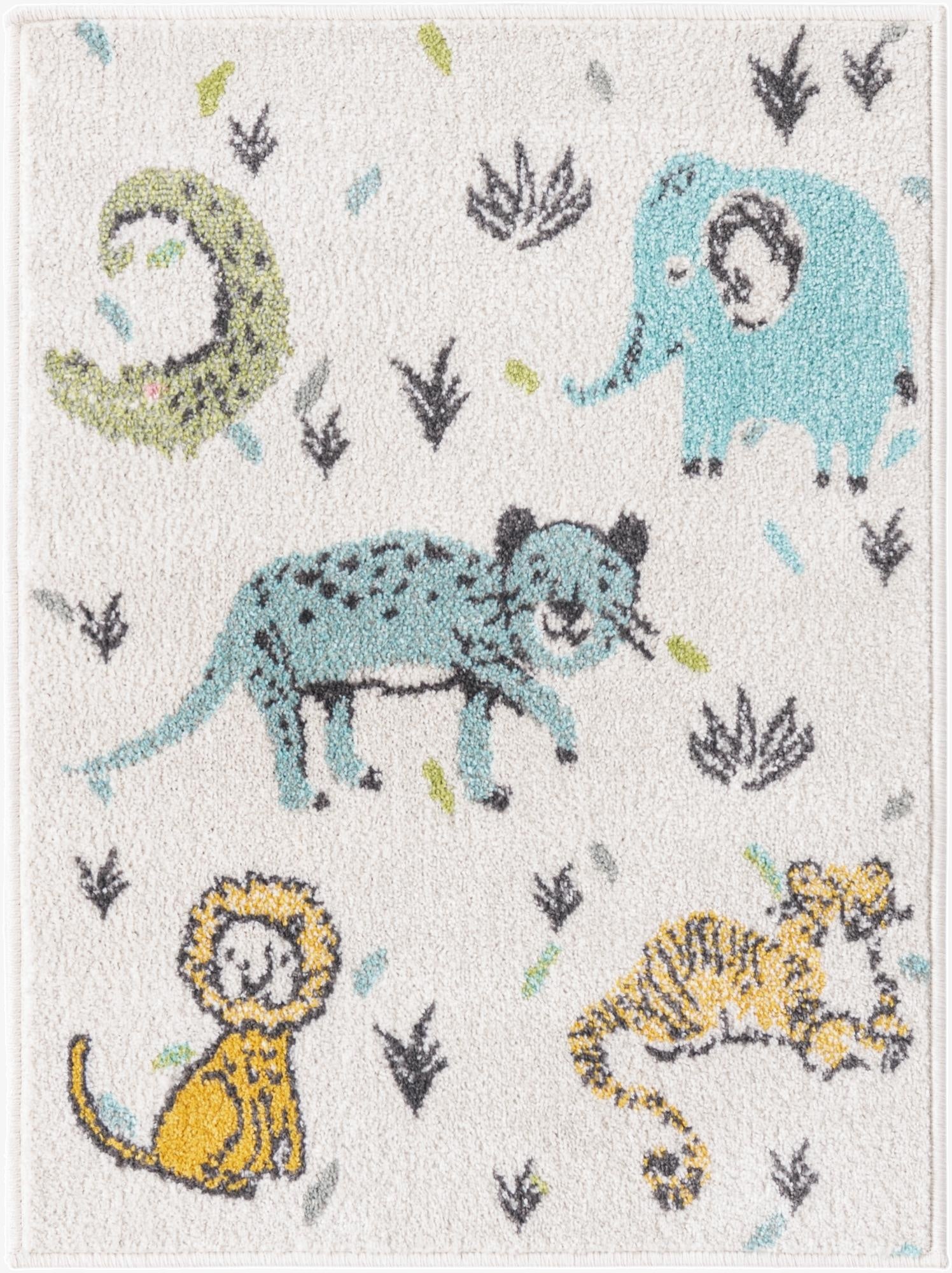 2' 2 x 3' Animals Whimsy Kids Rug