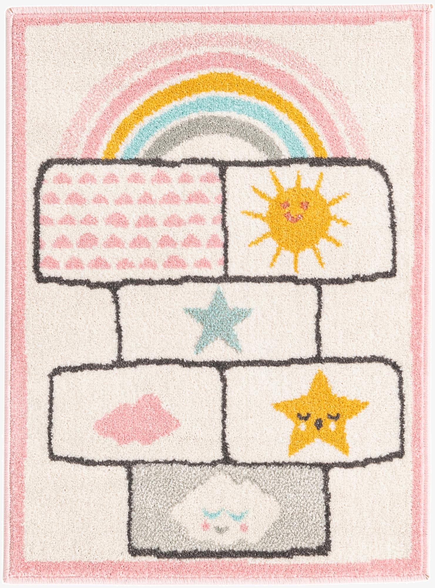 2' 2 x 3' Hopscotch Whimsy Kids Rug