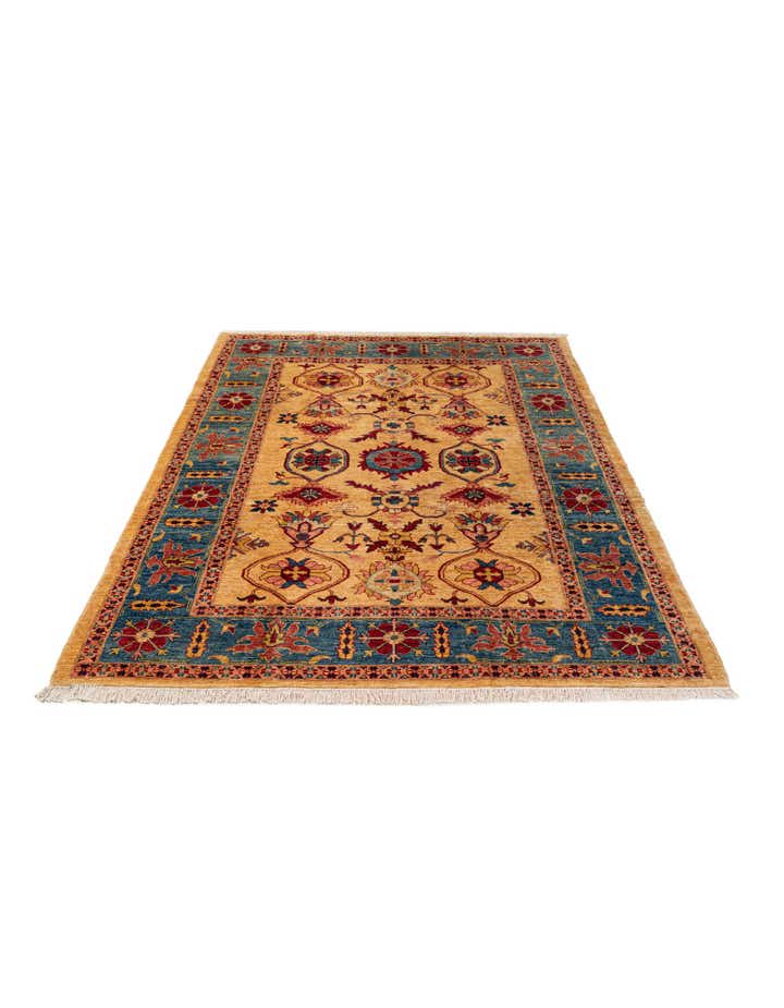 6' 8 x 9' 6 Hand Knotted Ziegler Wool Rug