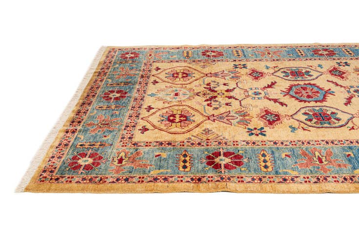 Detail image of 6' 8 x 9' 6 Hand Knotted Ziegler Wool Rug