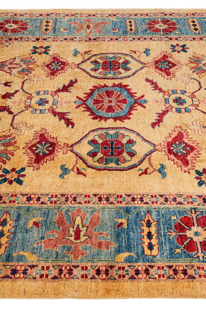 6' 8 x 9' 6 Hand Knotted Ziegler Wool Rug