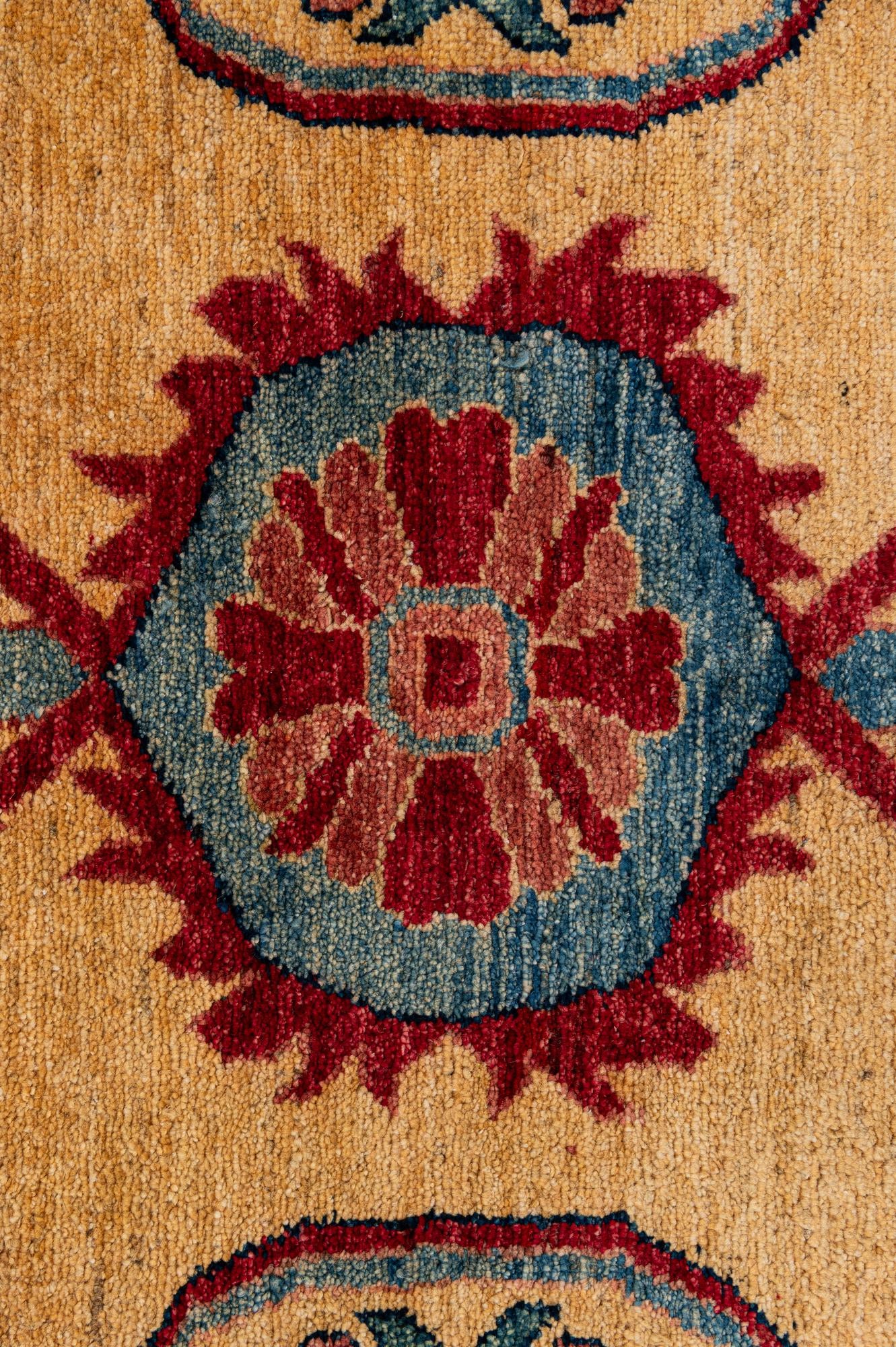 6' 8 x 9' 6 Hand Knotted Ziegler Wool Rug