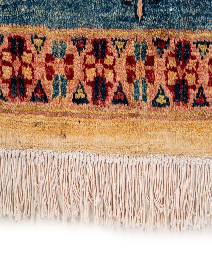 Detail image of 6' 8 x 9' 6  Hand Knotted Ziegler Wool Rug