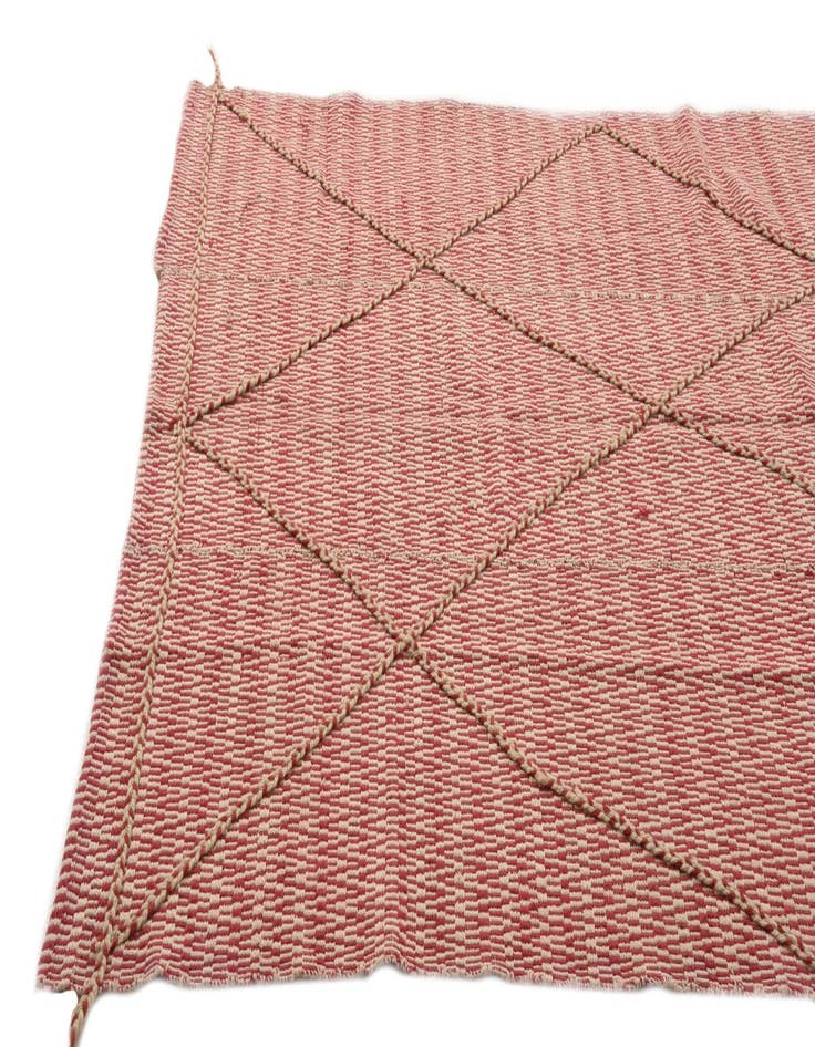 Detail image of 6' 1 x 8' 6  Hand Knotted Moroccan Wool Rug