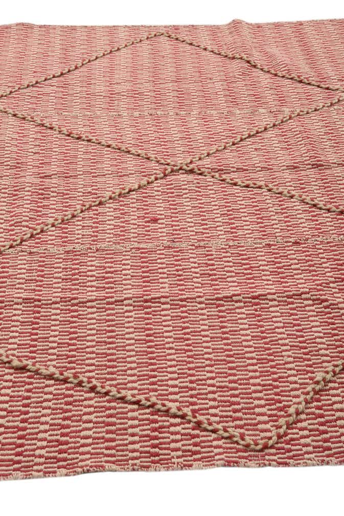 6' 1 x 8' 6 Hand Knotted Moroccan Wool Rug