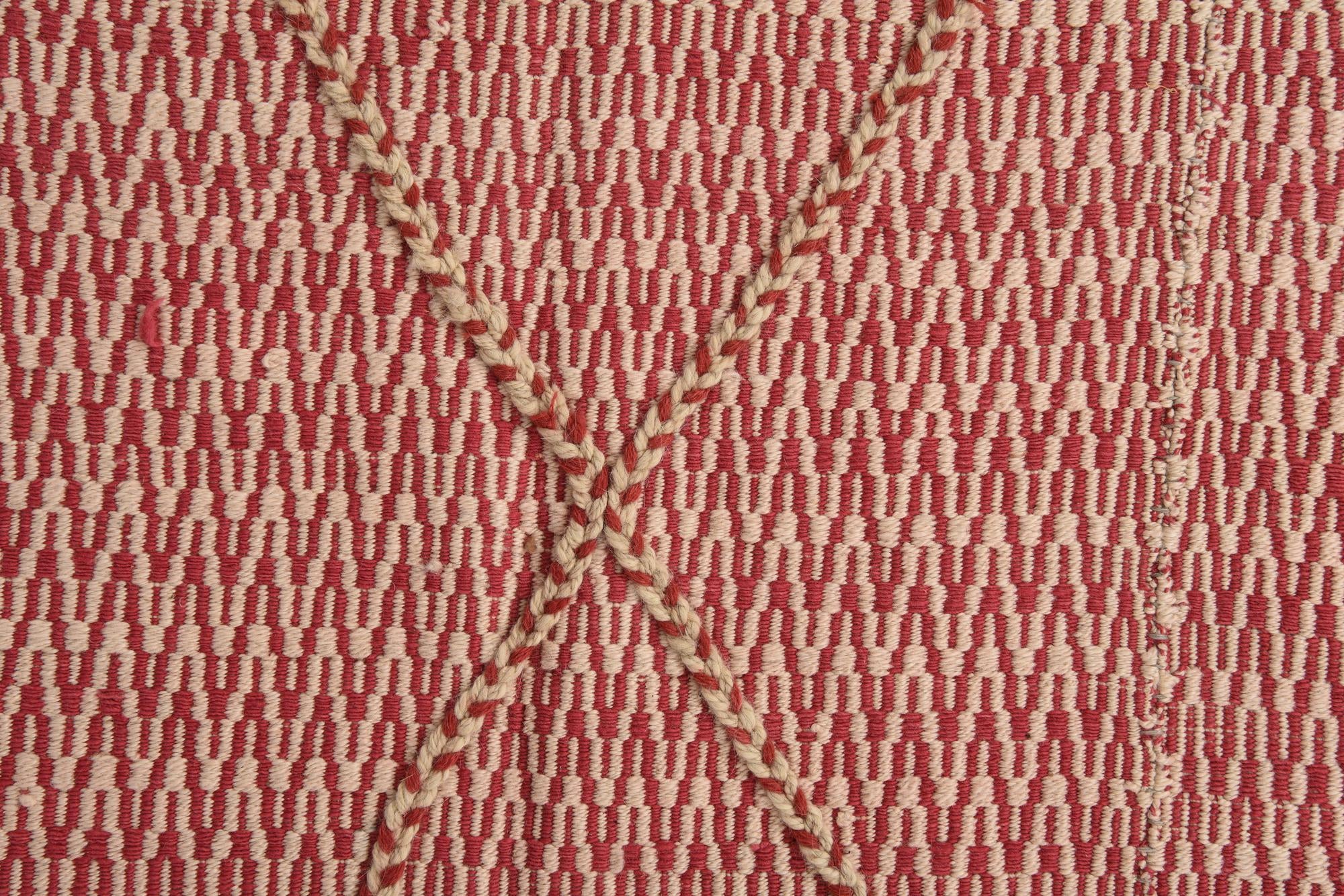 6' 1 x 8' 6 Hand Knotted Moroccan Wool Rug