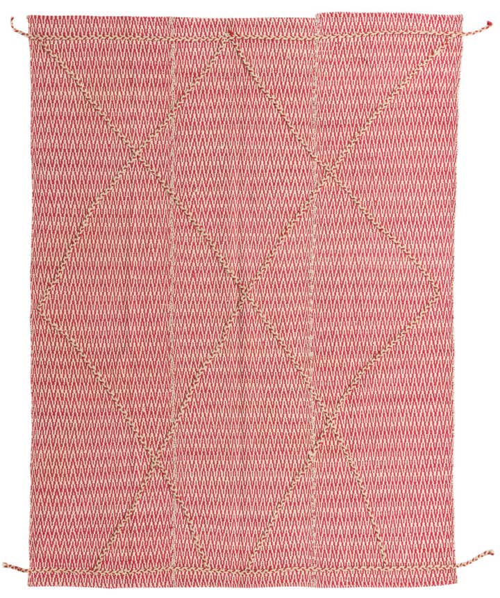 6' 1 x 8' 6 Hand Knotted Moroccan Wool Rug