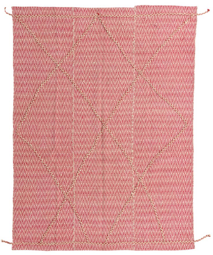 Detail image of 6' 1 x 8' 6 Hand Knotted Moroccan Wool Rug