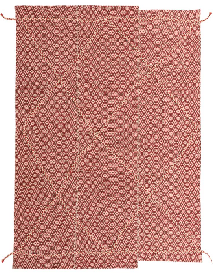 Detail image of 5' 6 x 7' 3 Hand Knotted Moroccan Wool Rug