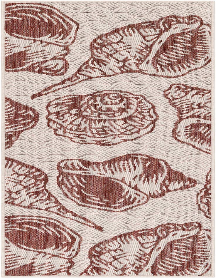 Detail image of 2' x 5' 3 Easy-Clean Coastal Indoor / Outdoor Runner Rug