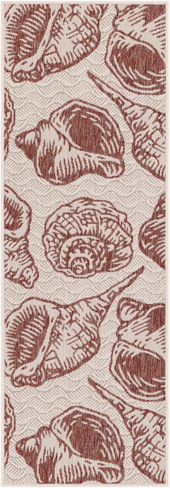 2' x 6'  Washable Coastal Indoor / Outdoor Runner Rug