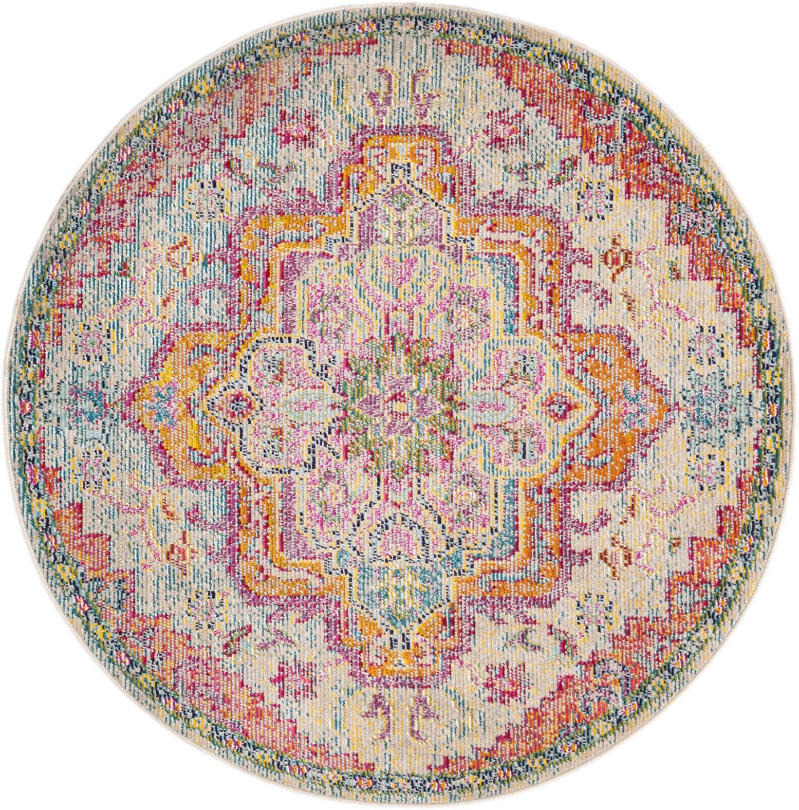 4' x 4' Amulet Round Rug